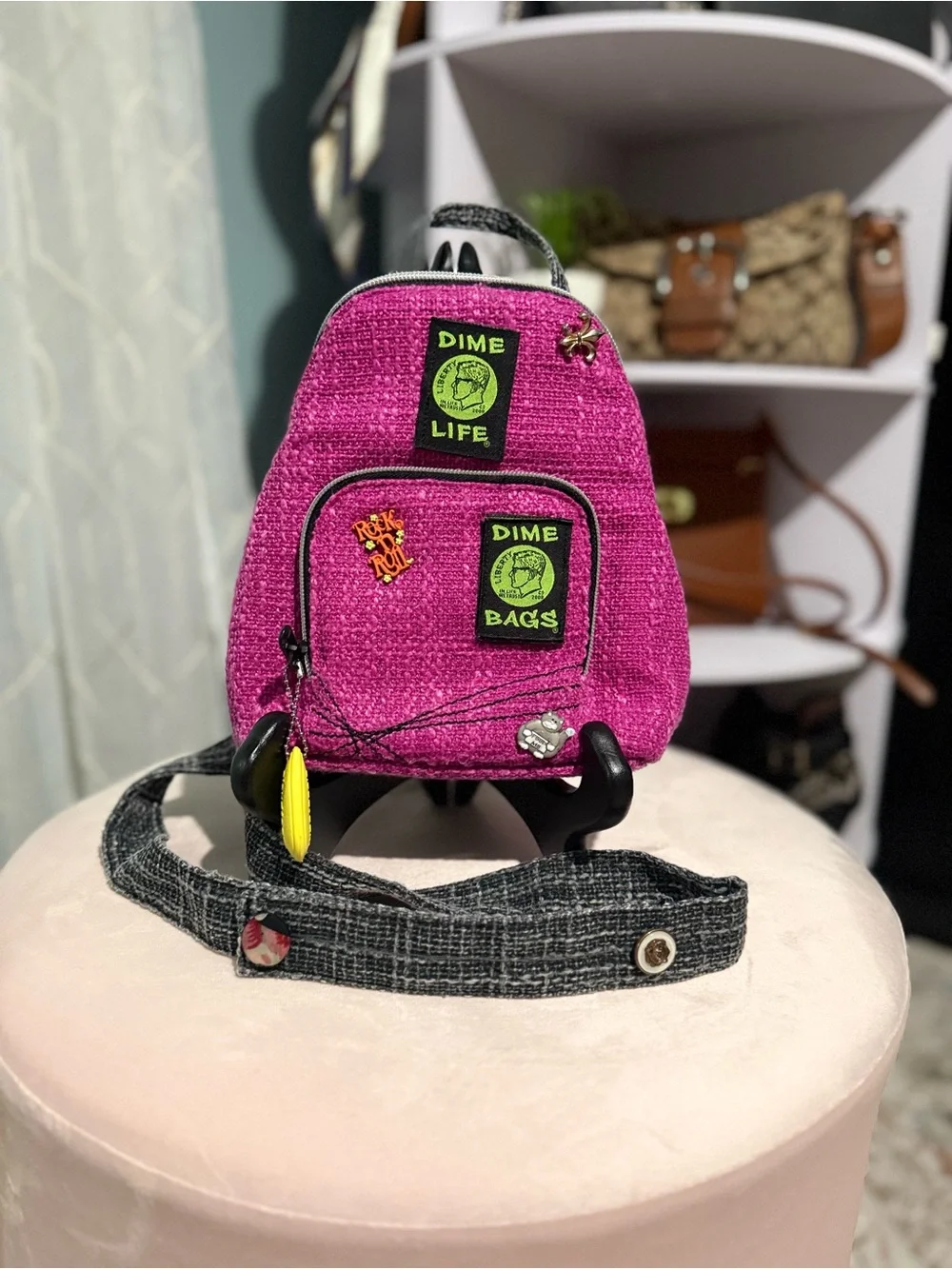 Dime Bags Mini Hobo Bag - Pink